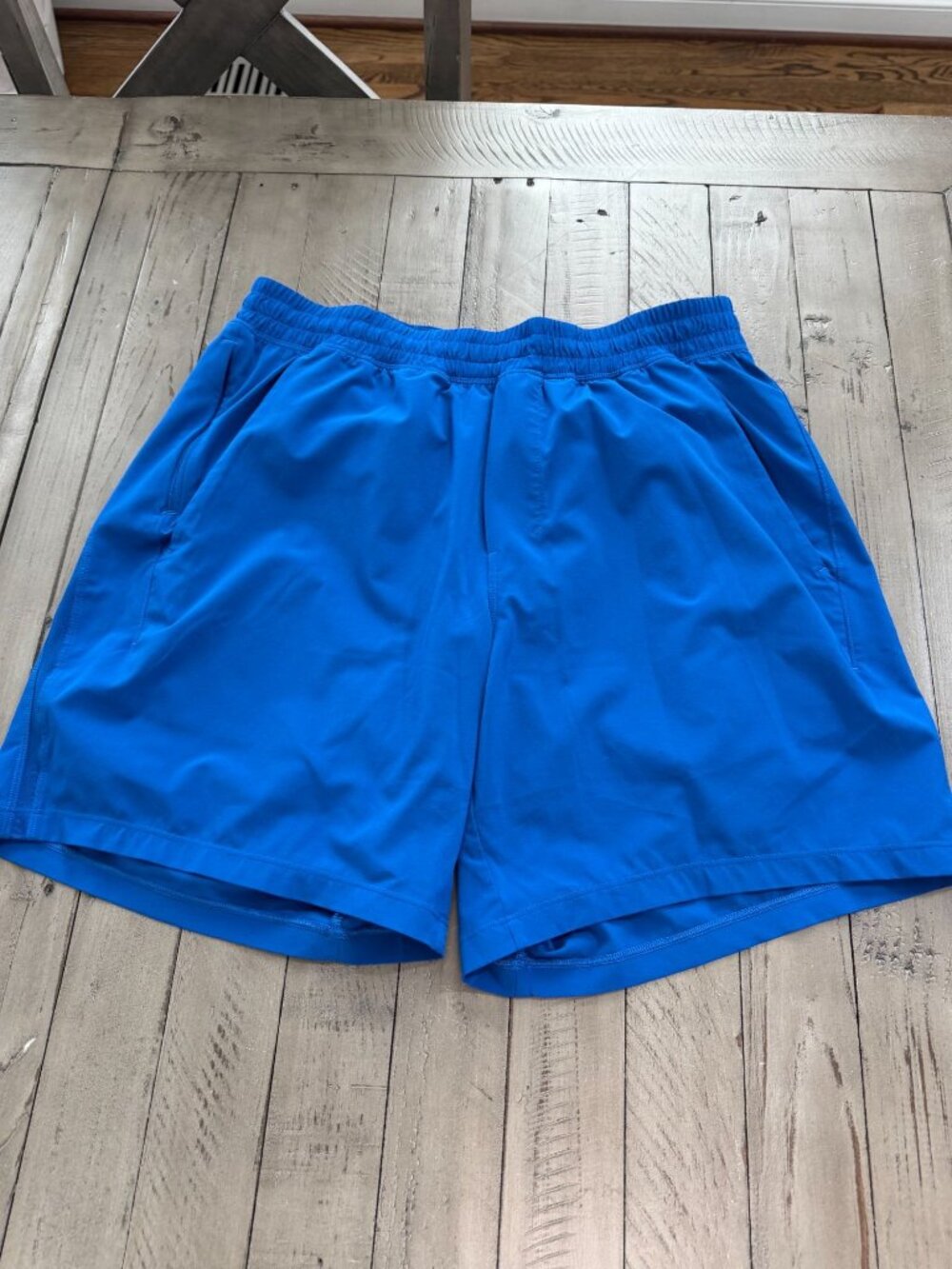 Lululemon Pace Breaker Lined Short 7" Symphony Blue Size Medium